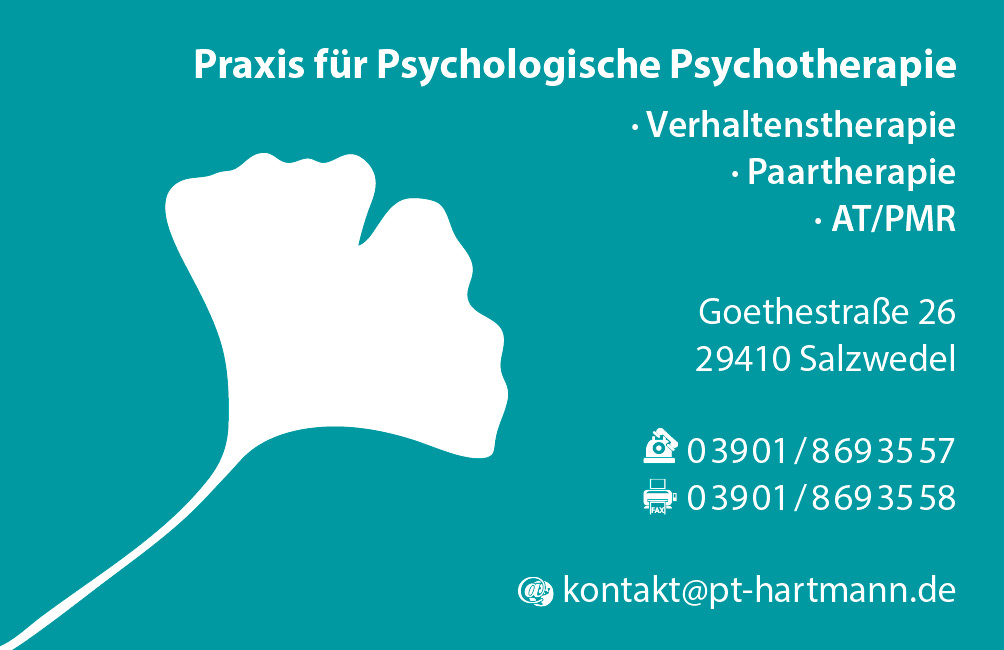 Praxis für Psychologische Psychotherapie - Dipl. Psych. Jana Hartmann